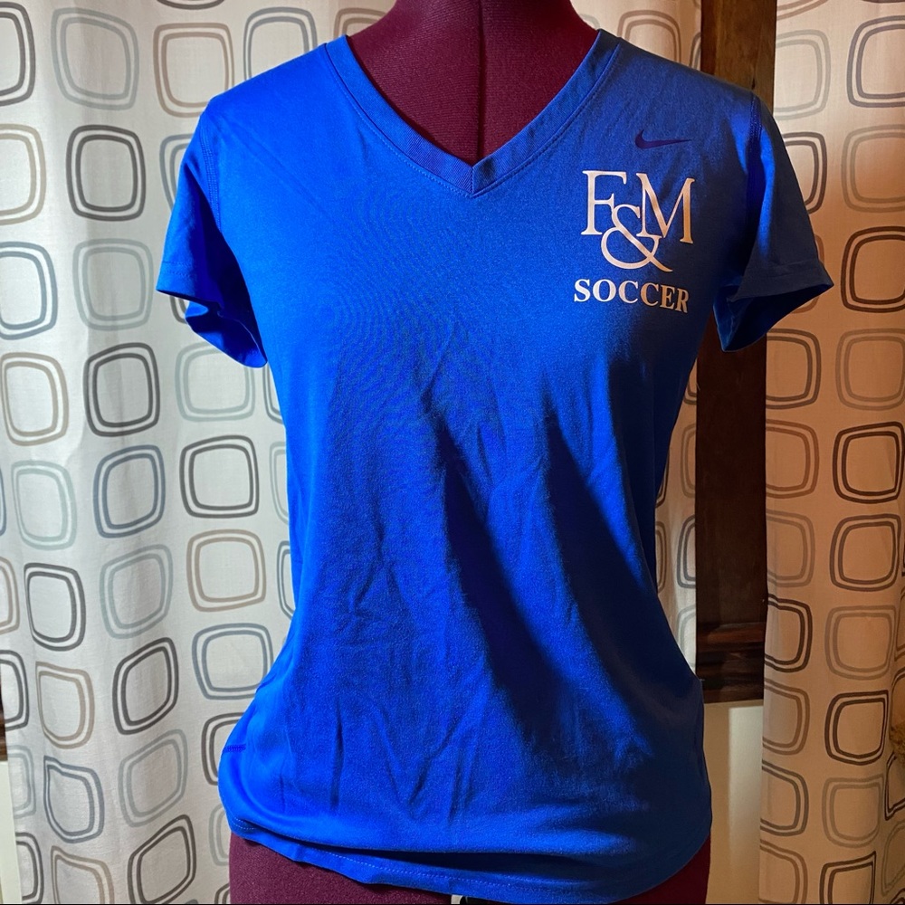 Nike Dri-fit F&M College Women’s Soccer V-neck T-Shirt